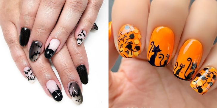 25 Black-Cat Halloween Nail-Art Designs | POPSUGAR Beauty Australia