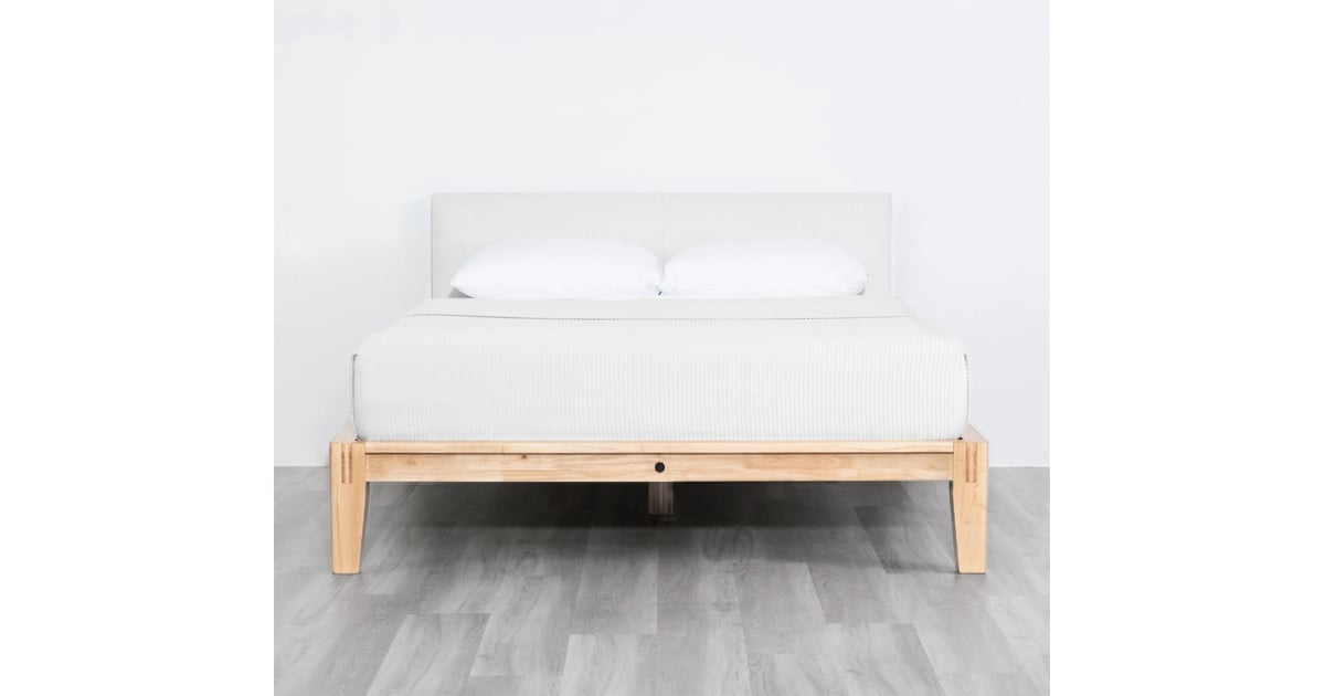 Thuma Bed Frame in Natural and Light Linen Thuma Bed Frame Editor Review POPSUGAR Home Photo 3