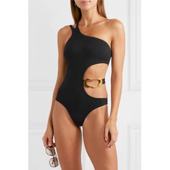 Kohl's Ribbed Cutout One-Piece Swimsuit, If I Looked This Good in Jennifer  Aniston's Cutout Swimsuit, I'd Also Want a Picture