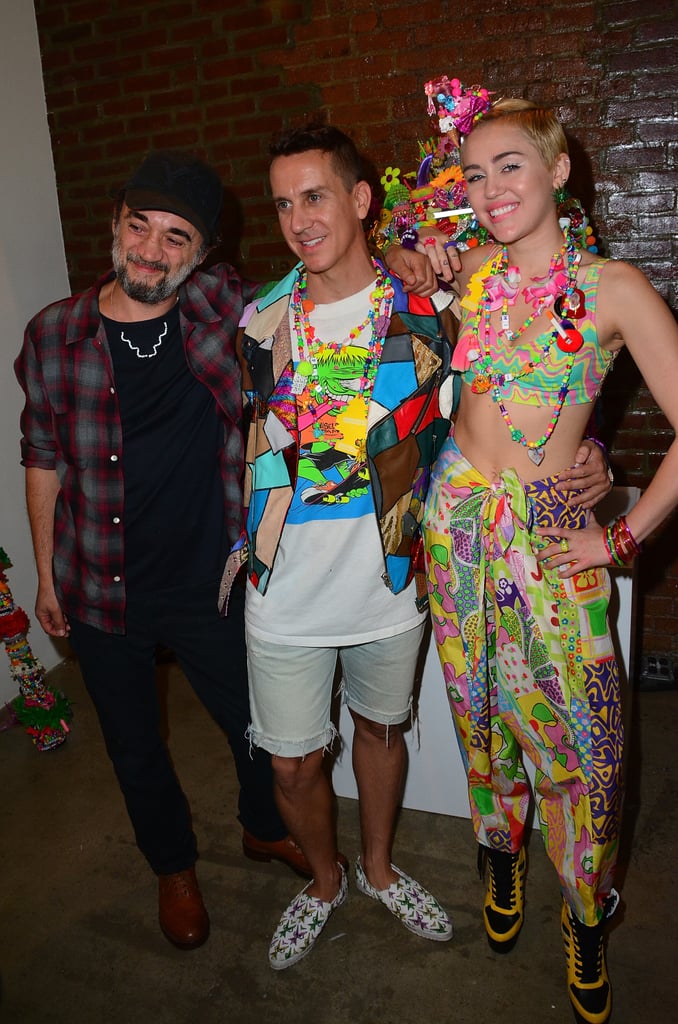 Miley Cyrus at Jeremy Scott