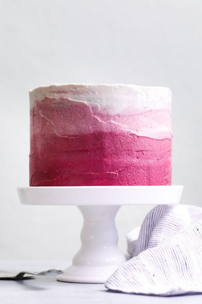 Gluten-Free Chocolate Cake With Hibiscus Frosting