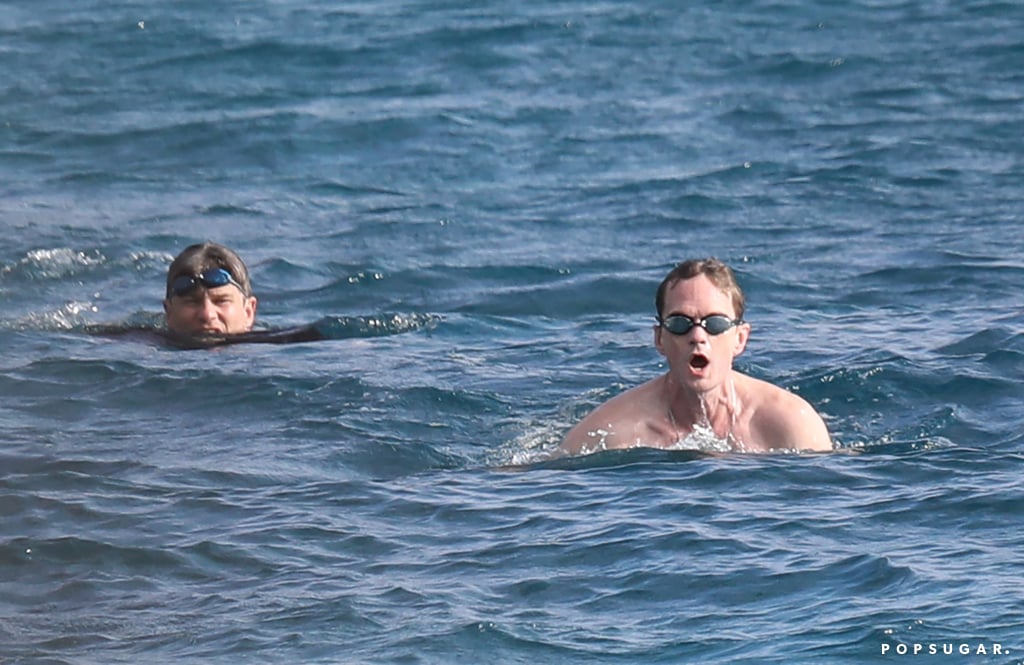 Neil Patrick Harris and David Burtka on a Yacht March 2017