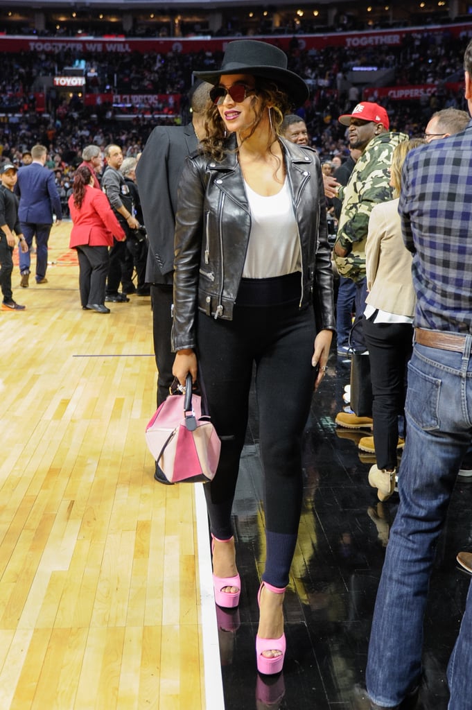 Jay Z and Beyonce at LA Clippers Game February 2016 | POPSUGAR Celebrity