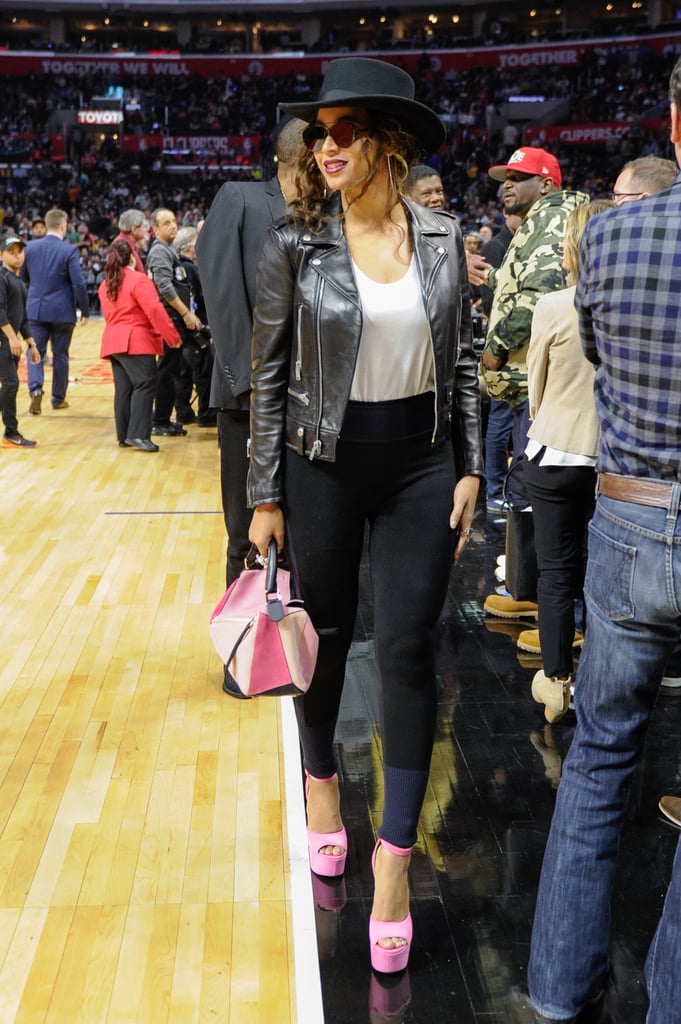 Jay Z and Beyonce at LA Clippers Game February 2016