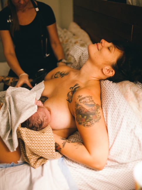 Intense Birth Photos