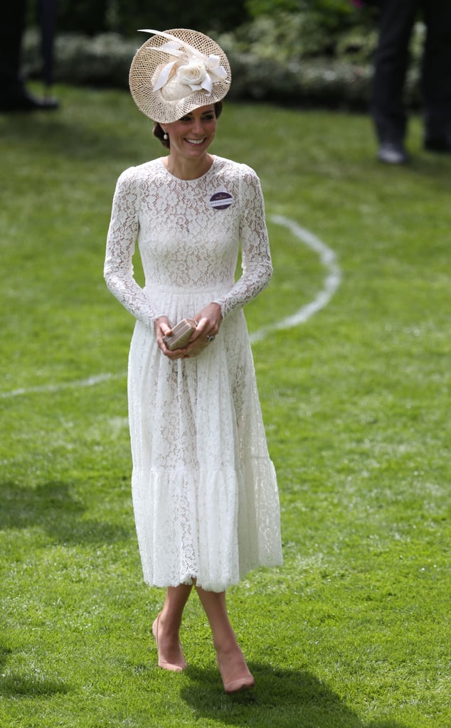 Kate Middleton Dolce and Gabbana Dress at Royal Ascot 2016