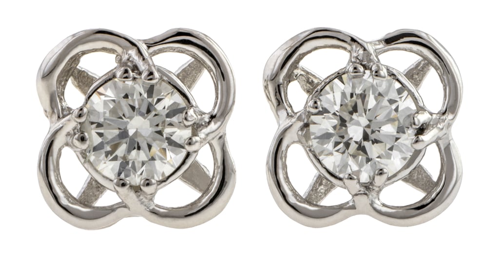 What should someone look for when shopping for diamond studs?