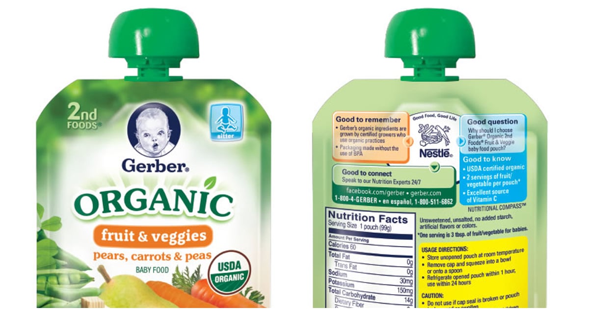 Gerber Organic Food Pouch Recall Alert POPSUGAR Family