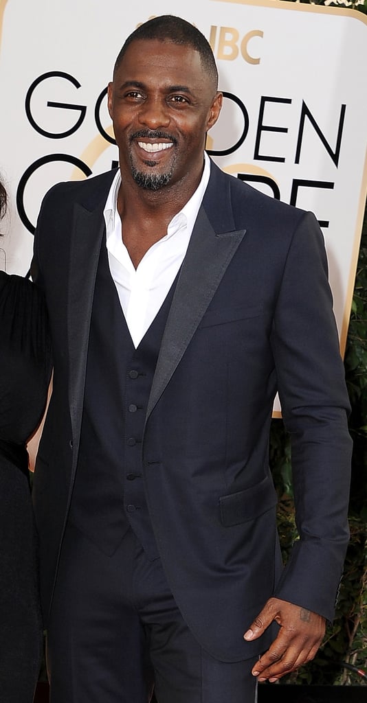 Idris Elba at the Golden Globes 2014