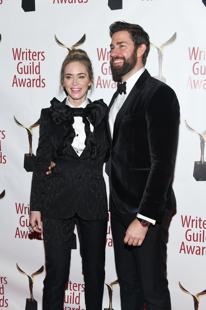 Emily Blunt and John Krasinski in Matching Tuxedos 2019