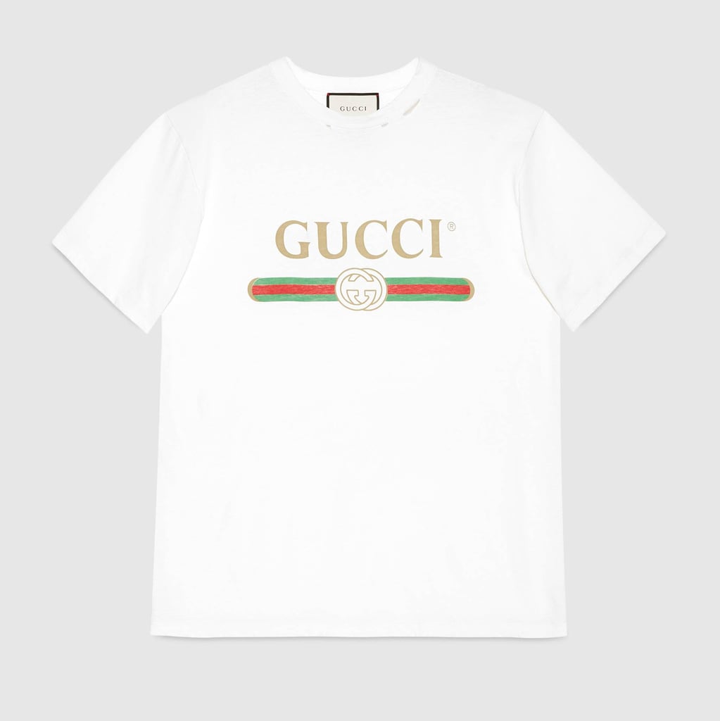 Gucci Oversize T-Shirt With Gucci Logo | How to Wear a Graphic-Print T ...