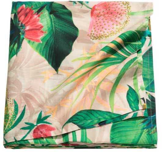 H&M Patterned Cotton Tablecloth