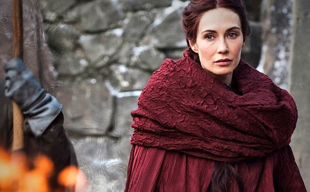 Maisie Williams (Arya Stark): In an interview with TVLine, Williams said she definitely had a funny way of looking at the Melisandre storyline. "I know it's a massive story point and a lot of people are going to be very, very confused by it . . . but honestly, all I kept thinking was, 'Whoa, I wonder how long Carice had to sit in hair and makeup.' I was also thinking, 'Oh, that looks incredible. Emmys, Emmys everywhere!'"
Jeremy Podeswa (the director of the season premiere episode): Since Podeswa directed the scene, he has an interesting perspective on what drove Melisandre to remove her necklace and show her authentic self, which he shared with EW. "At the moment [she takes off her necklace], it's a telling gestural thing to do. She's questioning her power and ability to proselytize. She's at her lowest point, looking at the mirror and her true self. It's a sign of her frailty. You're seeing her at her most vulnerable moment."
Hannah Murray (Gilly): "I didn't read it in the script, so I didn't know it was going to happen. So it was a real moment," she told TVLine. "You could've heard a pin drop [in the theater at the Hollywood premiere]. I think it was one of the best things [the show] has ever done. And it's only the first episode."