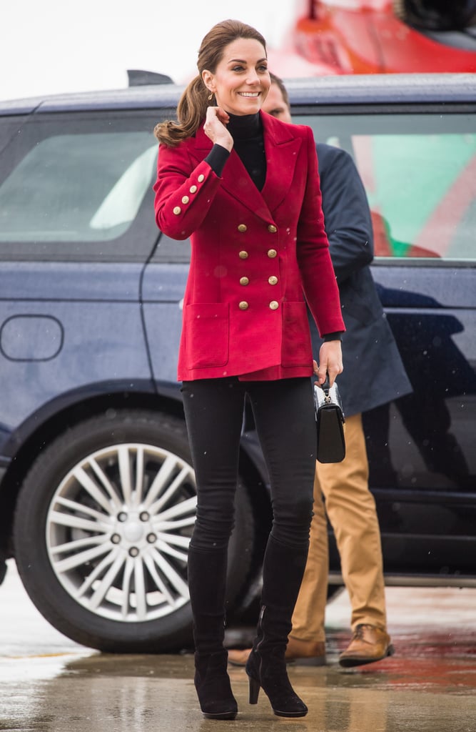 Kate Middleton Red Jacket May 2019