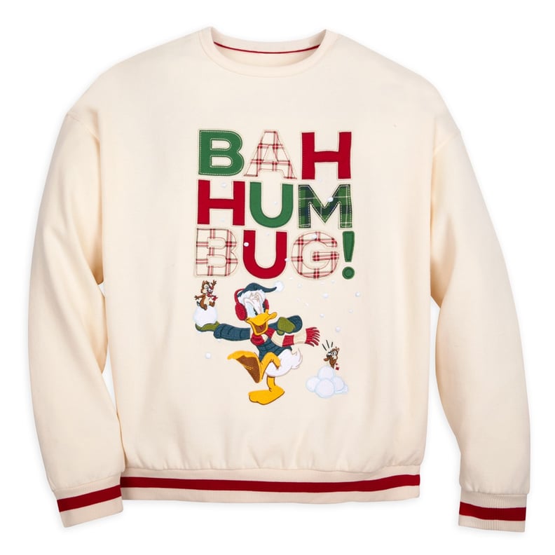 A Holiday Mood: Donald Duck, Chip 'n Dale Holiday Pullover Sweatshirt