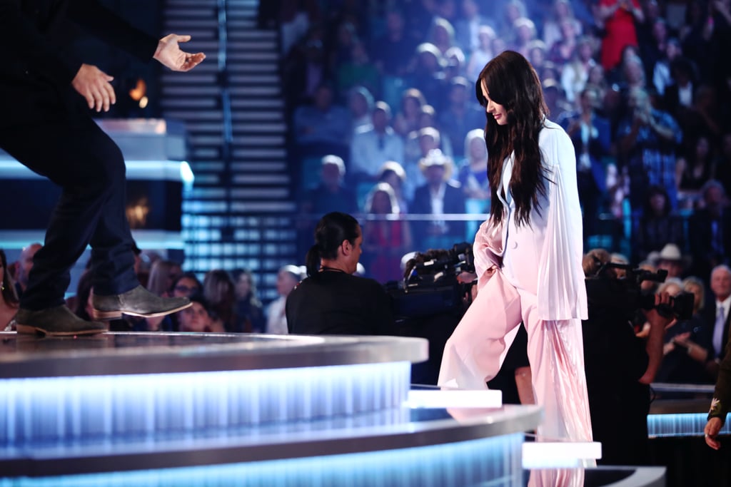 Kacey Musgraves Tie-Dye Suit at the ACM Awards 2019