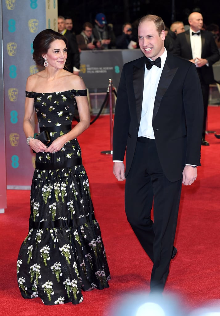 Prince William and Kate Middleton at the BAFTA Awards