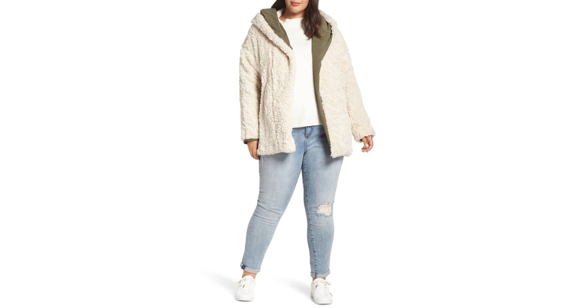 Junarose Reversible Faux Shearling Parka Selena Gomez s Fuzzy