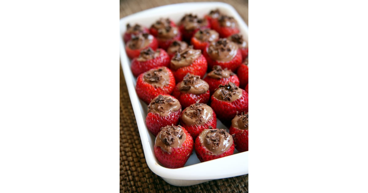 ChocolateMousseFilled Strawberries Desserts Under 150 Calories