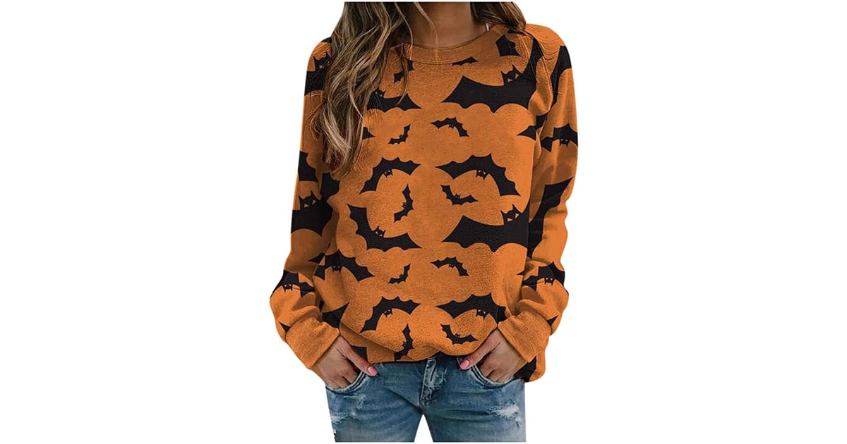 Bat Halloween-Print Sweater | 44 Ugly 