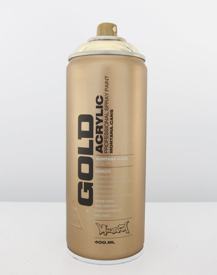 We opted for a gold acrylic spray paint with a high gloss finish. | How ...