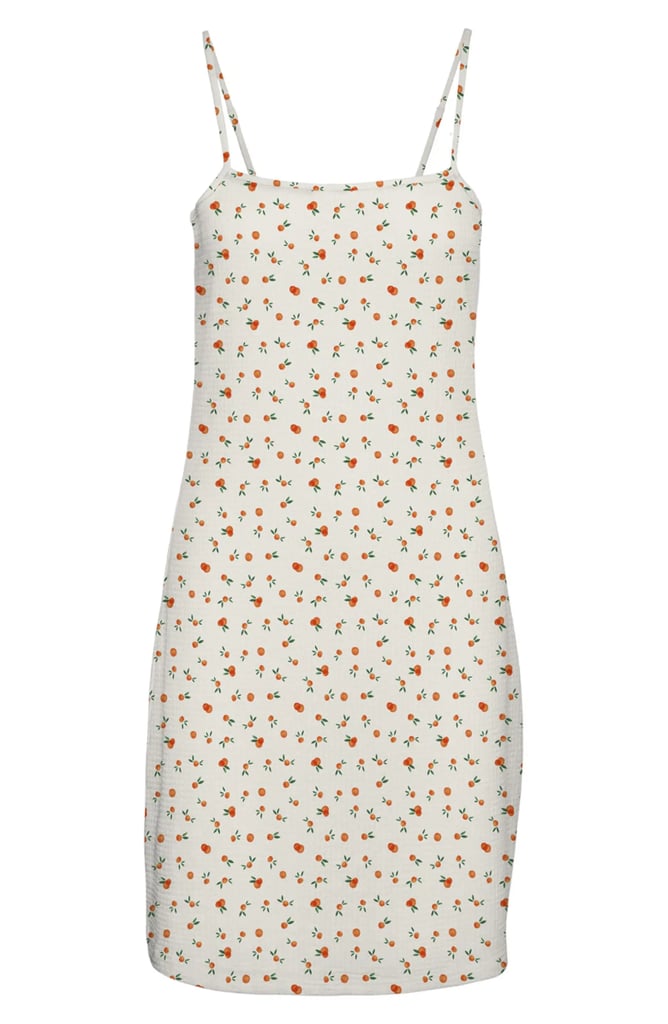 Dressy Casual Outfits: Vero Moda Checks Lemon Print Minidress