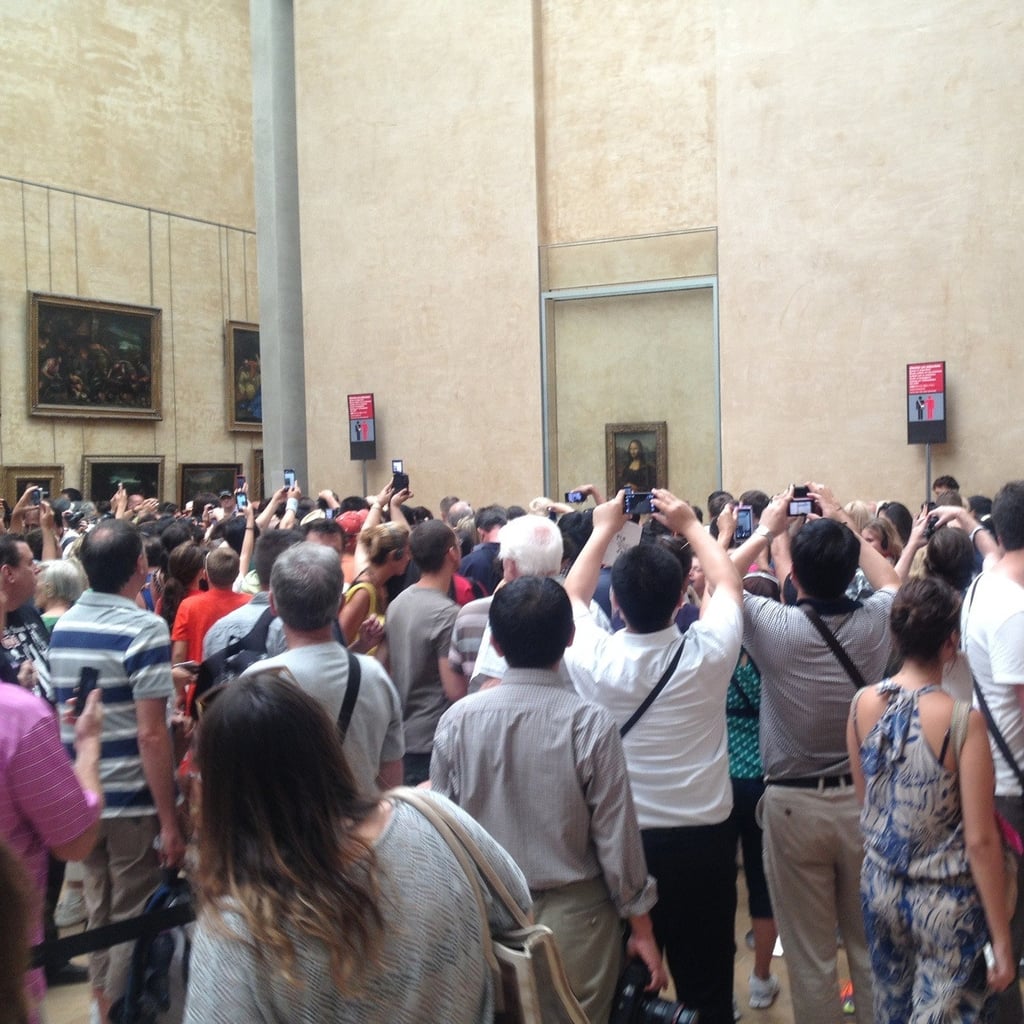 When You Try to See the Mona Lisa up Close . . .