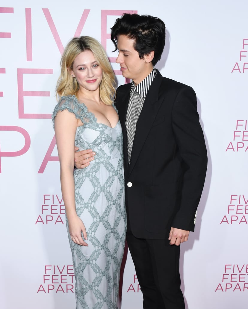 LOS ANGELES, CALIFORNIA - MARCH 07:  Lili Reinhart and Cole Sprouse attend the premiere of Lionsgate's 