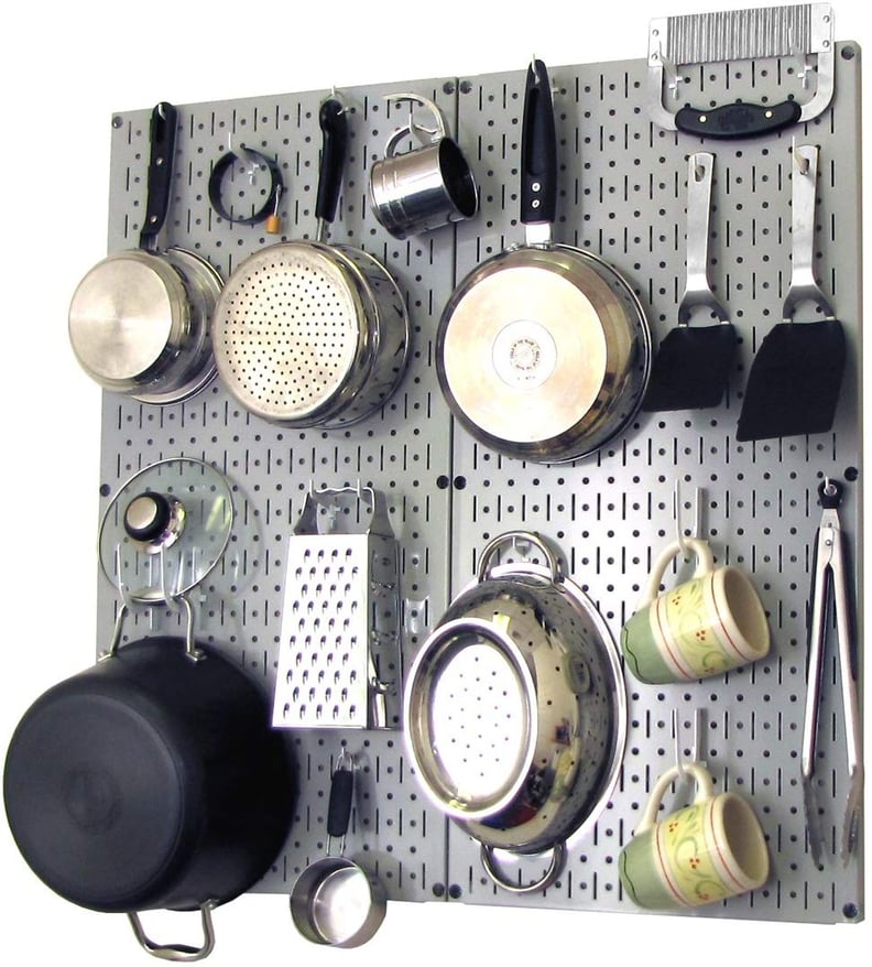 A Pegboard: Wall Control Kitchen Pegboard Organizer