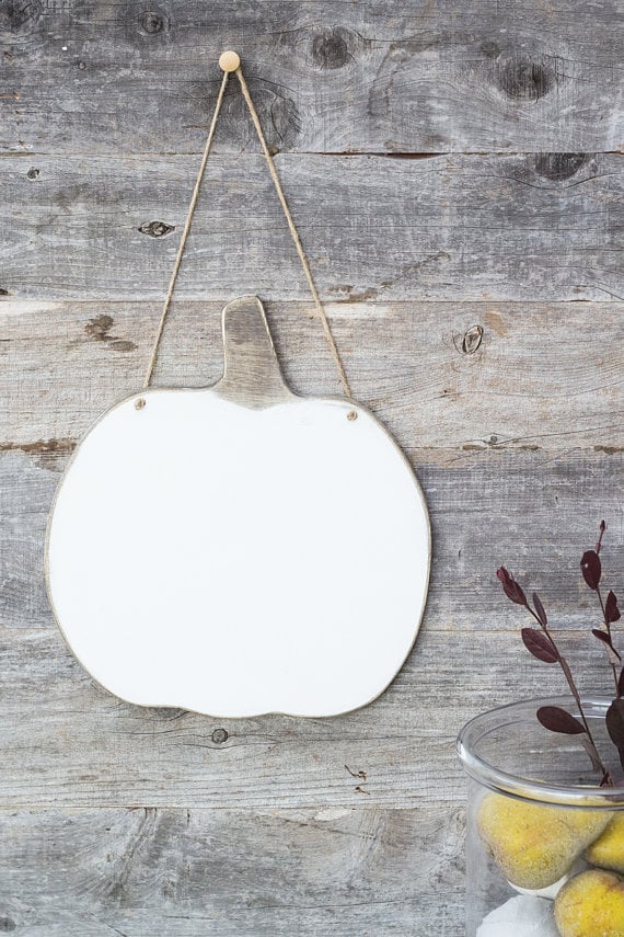 White Pumpkin Hanger