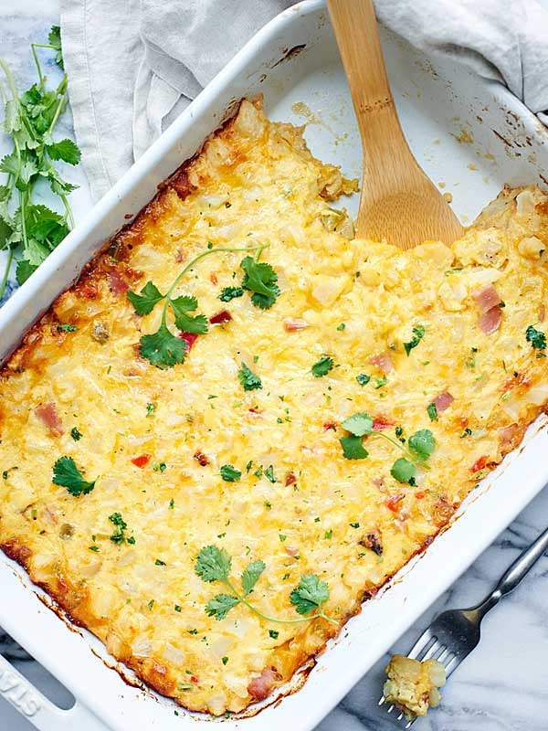 Ham and Cheese Breakfast Casserole