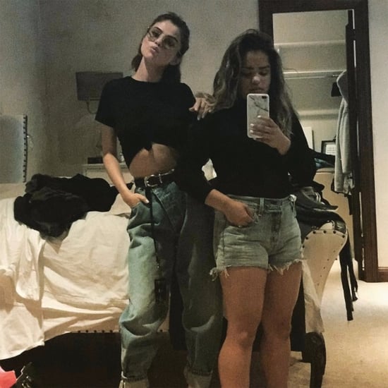 Selena Gomez Wearing Jeans and a Crop Top