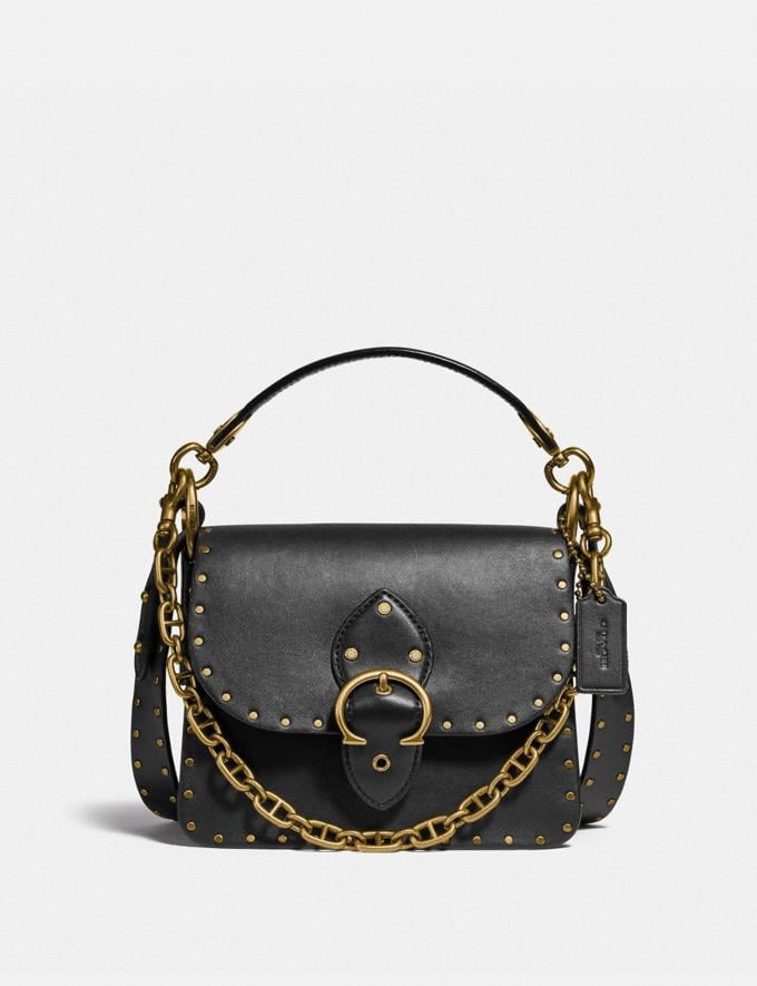 Coach Beat Shoulder Bag 18 With Rivets