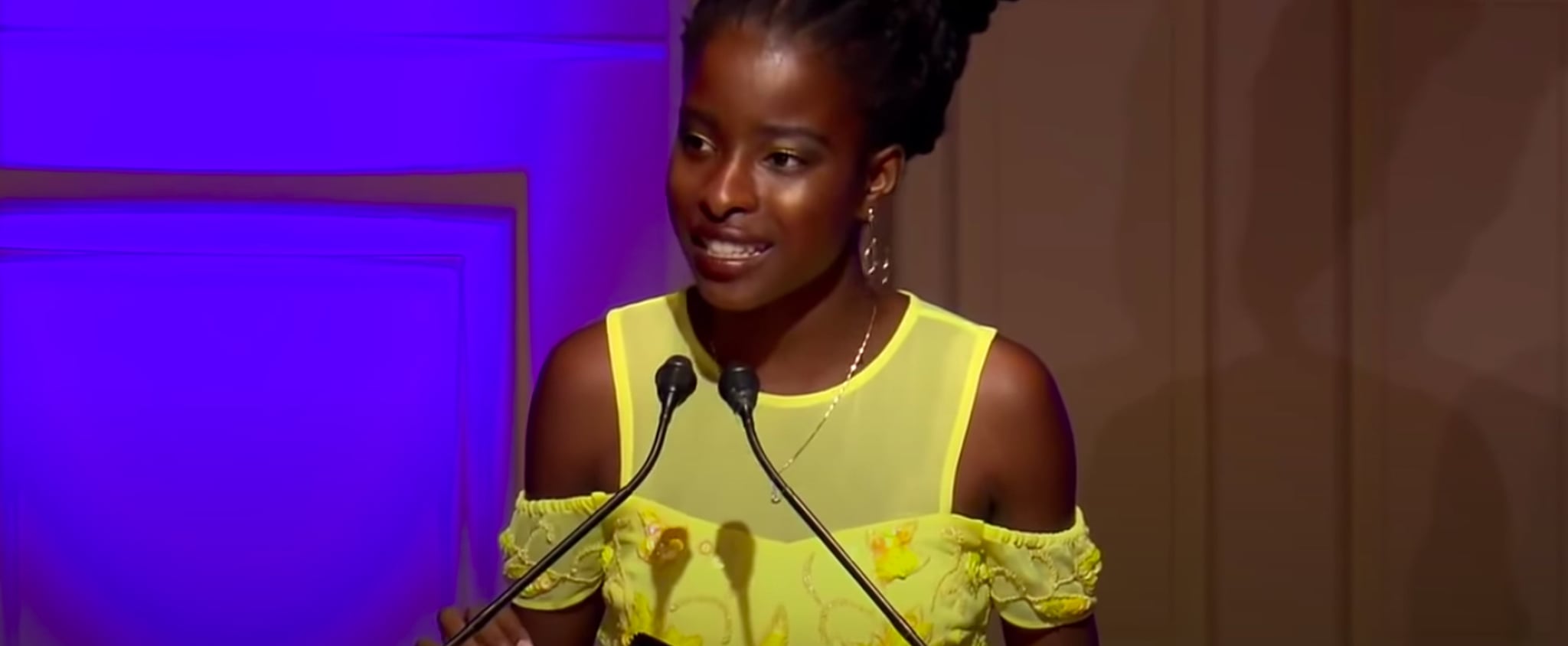 Watch Amanda Gorman S 2017 Poem That Won Over Jill Biden Popsugar Entertainment
