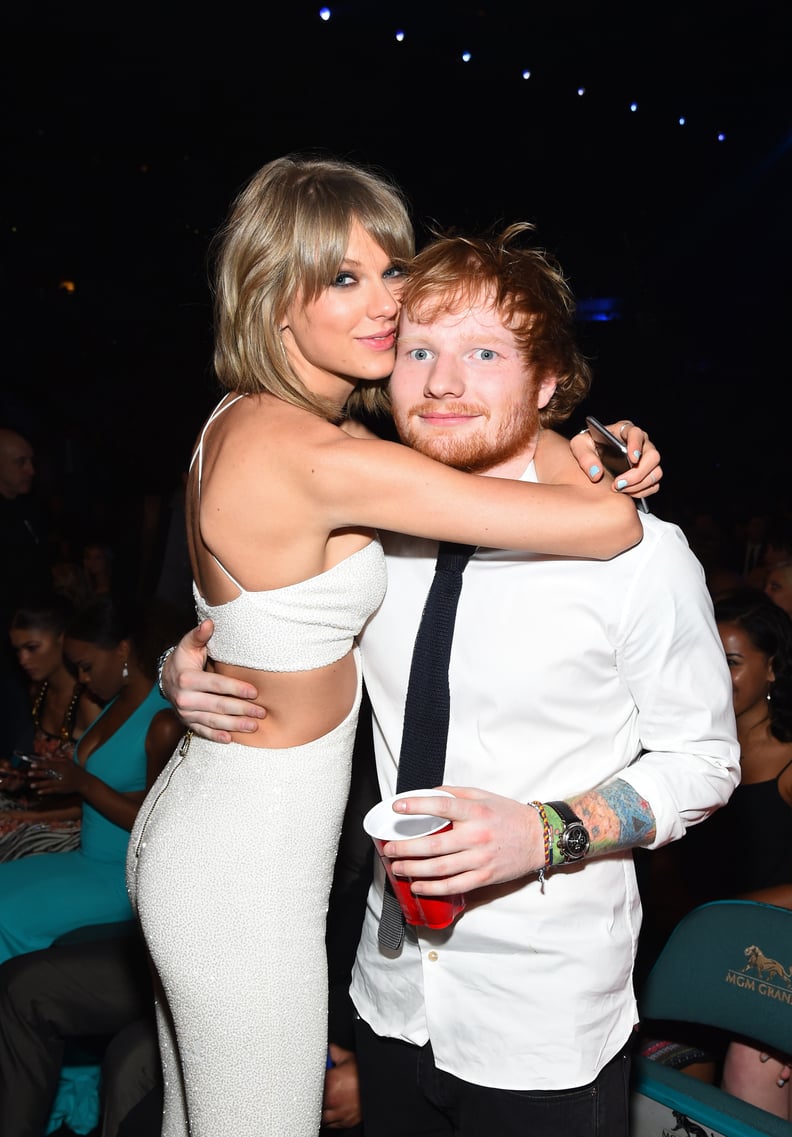July 2015: Ed Sheeran Makes an Appearance at Taylor Swift's Fourth of July Party