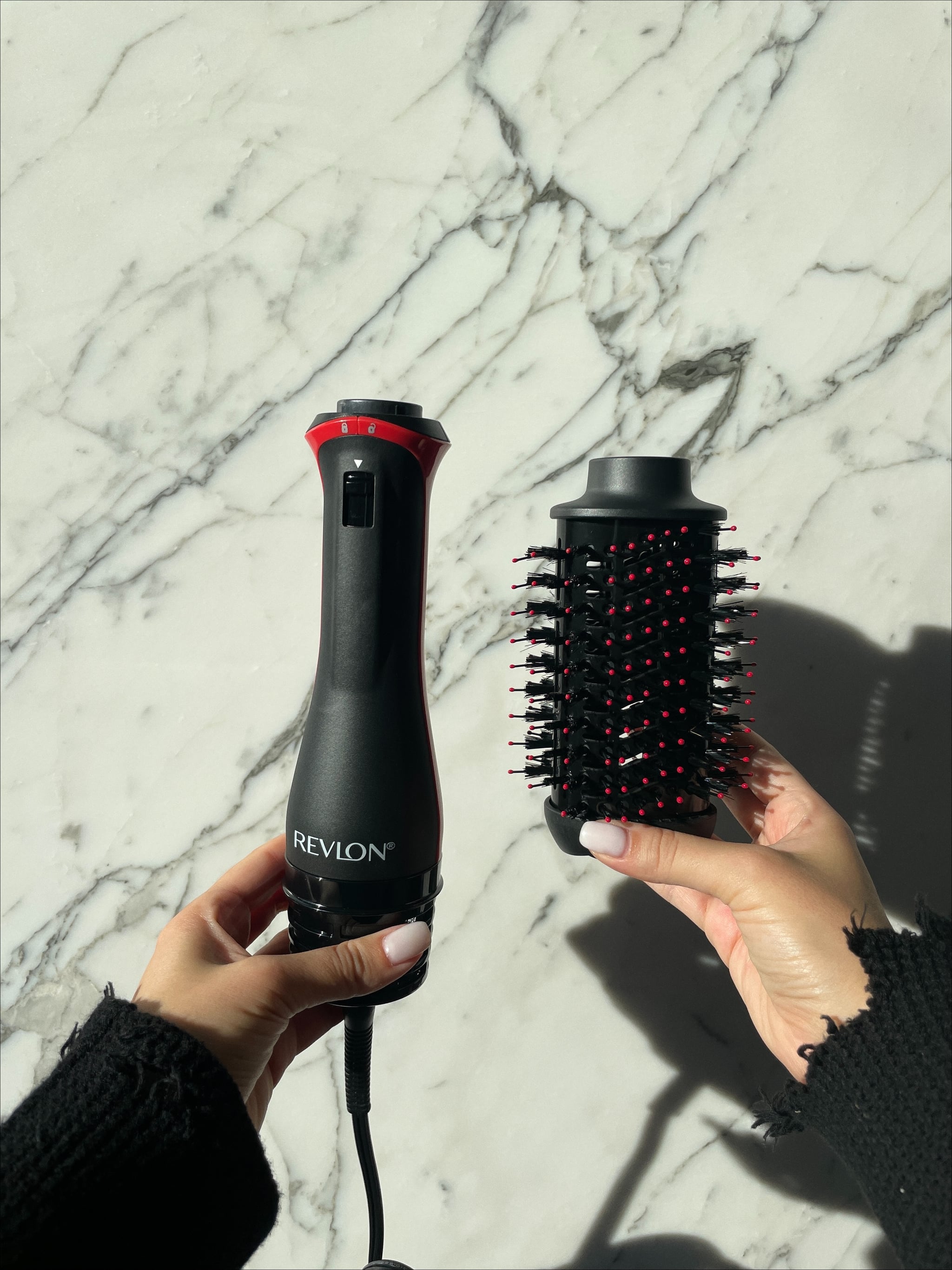 hair dryers with brush head attachment