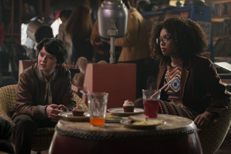 Lachlan Watson and Jaz Sinclair as Susie and Rosalind