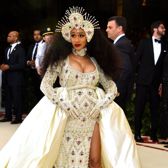 Cardi B Hair and Makeup at 2018 Met Gala