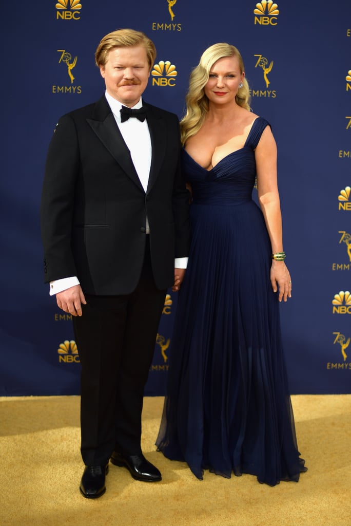 Kirsten Dunst and Jesse Plemons at the 2018 Emmys