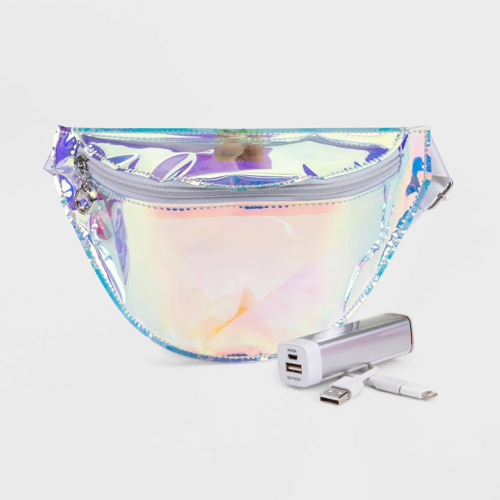 Transparent Fanny Pack With Phone Charging Battery