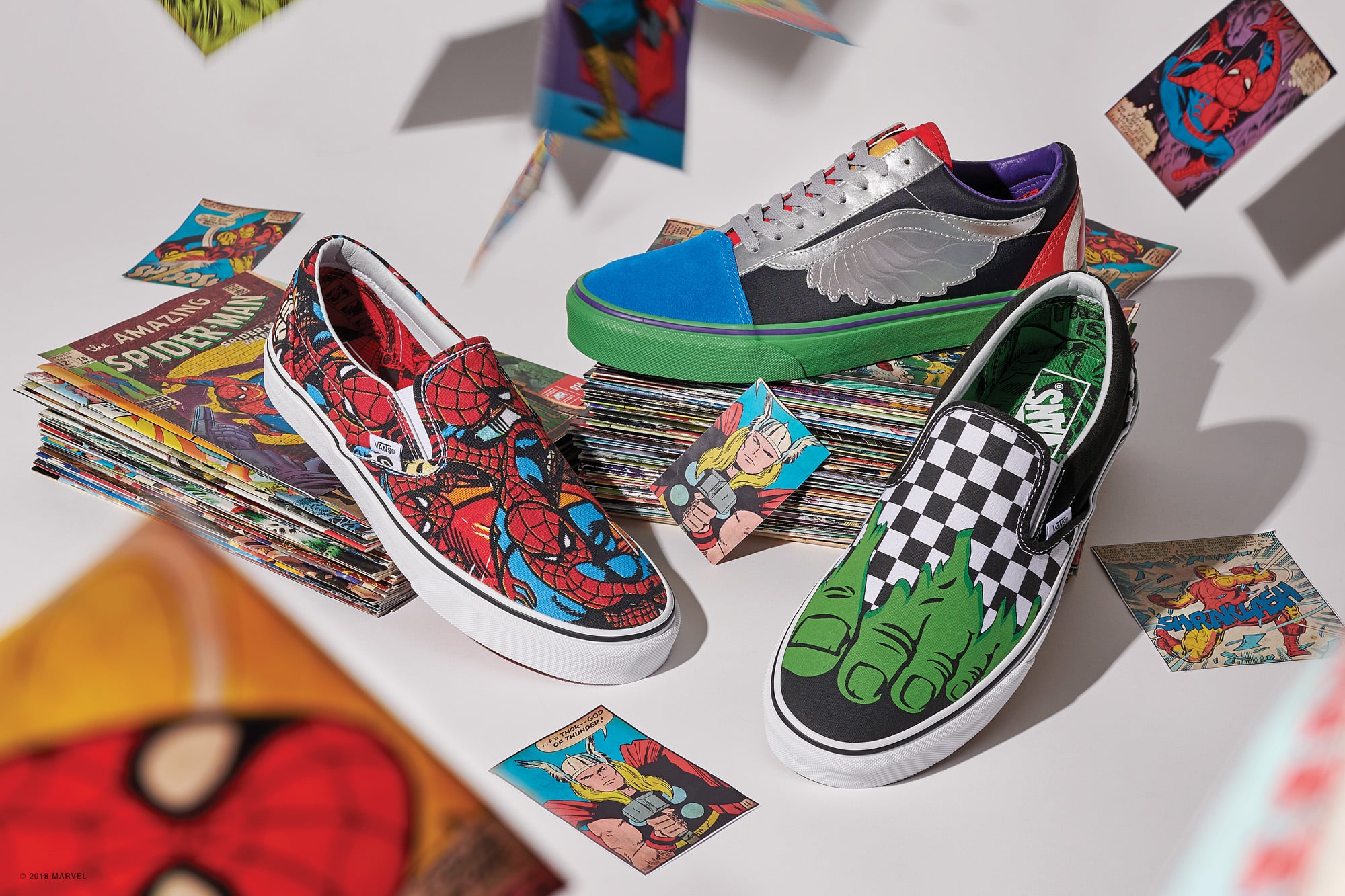 vans marvel captain marvel