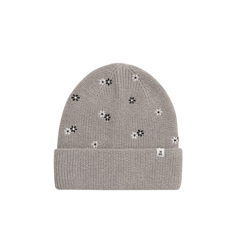 Flower Power: Madewell Recycled Cotton Cuffed Beanie
