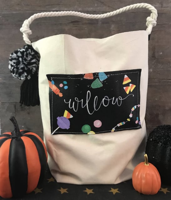 Personalized Loot Bag Fun TrickorTreat Bags For Kids POPSUGAR