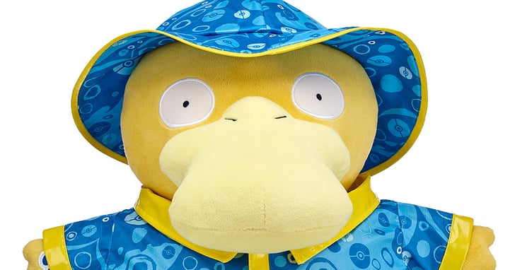 build a bear psyduck raincoat