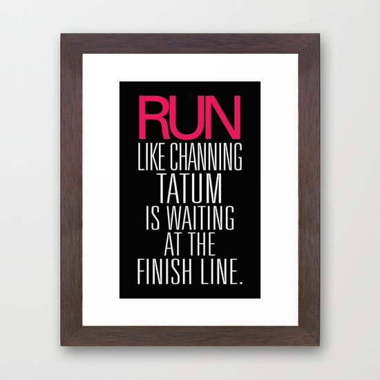 Framed Channing Tatum Art Print ($27)