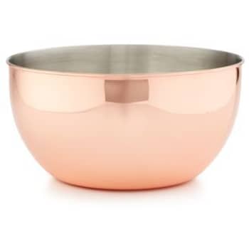 Martha Stewart Collection 3-Pc. Copper-Plated Mixing Bowl Set