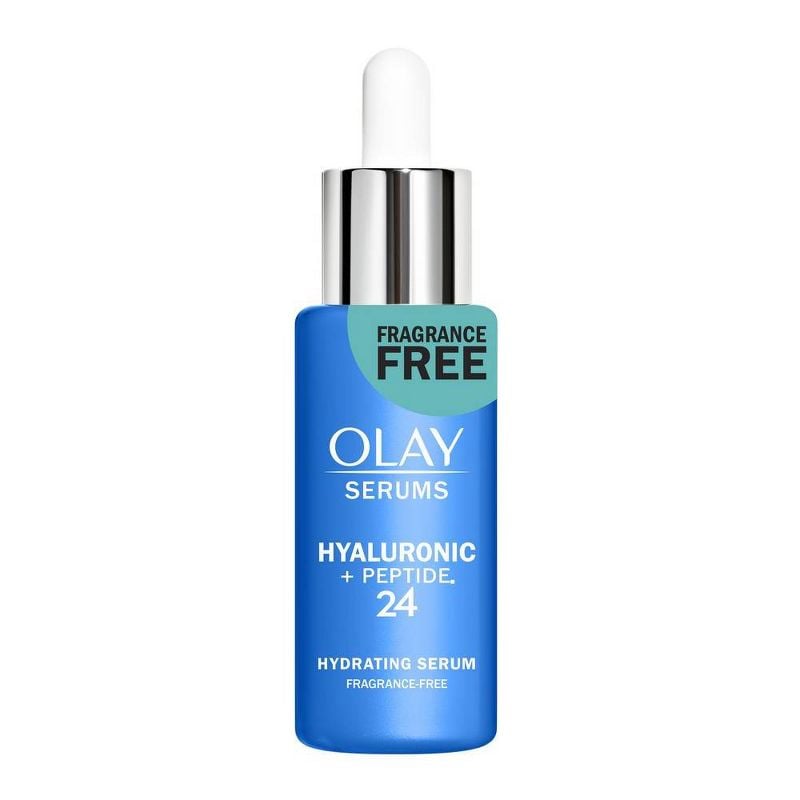 Best Skin Care: Olay Hyaluronic + Peptide 24 Fragrance-Free Serum