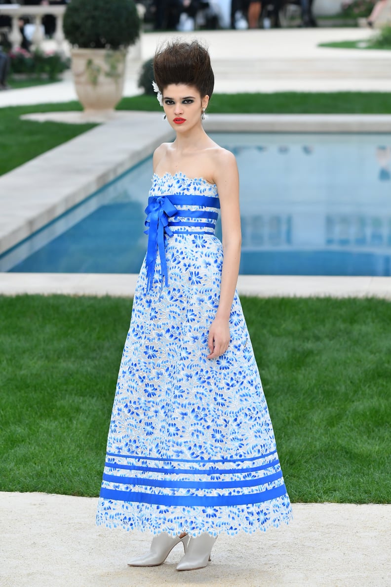 This Blue and White Midi Is Perfect For a Mediterranean Getaway