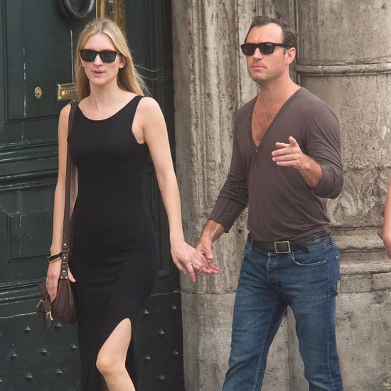 Jude Law Girlfriend PDA in Rome Pictures
