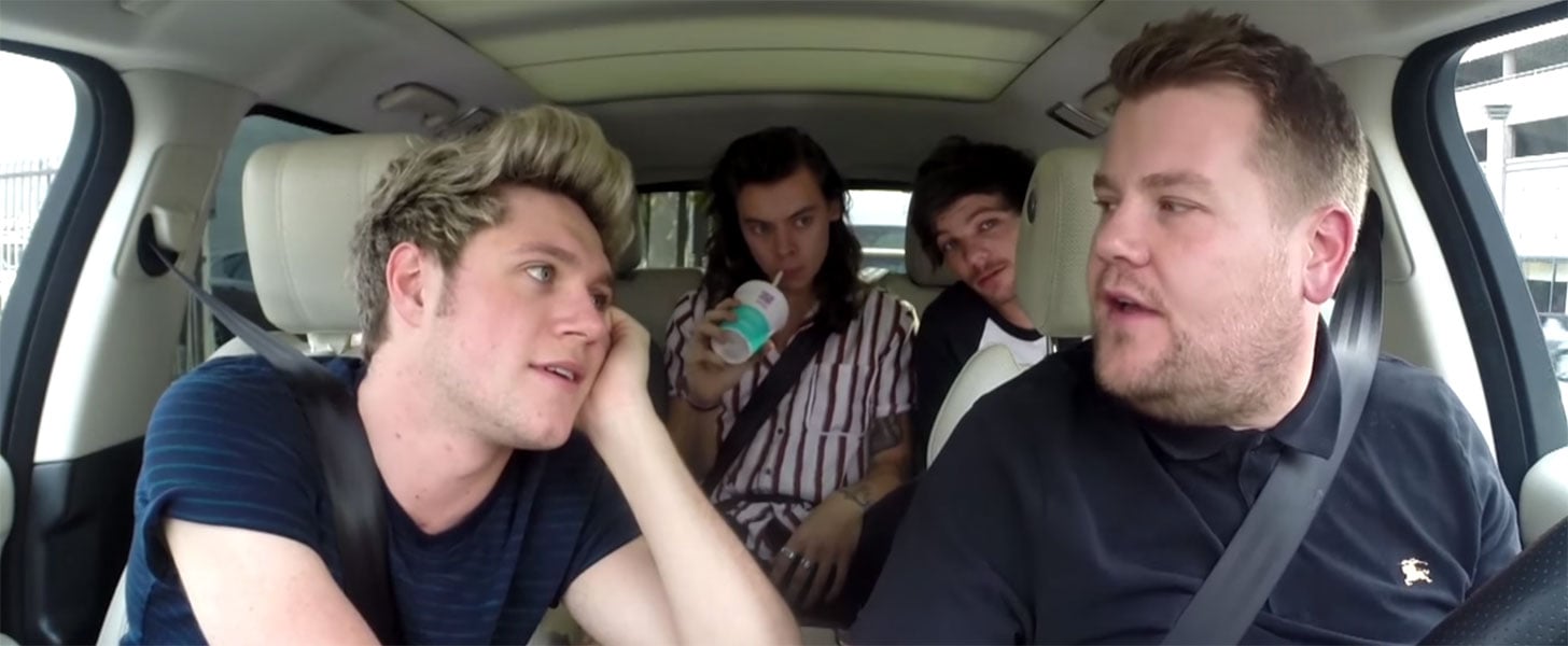 One direction carpool shop karaoke windshield cover